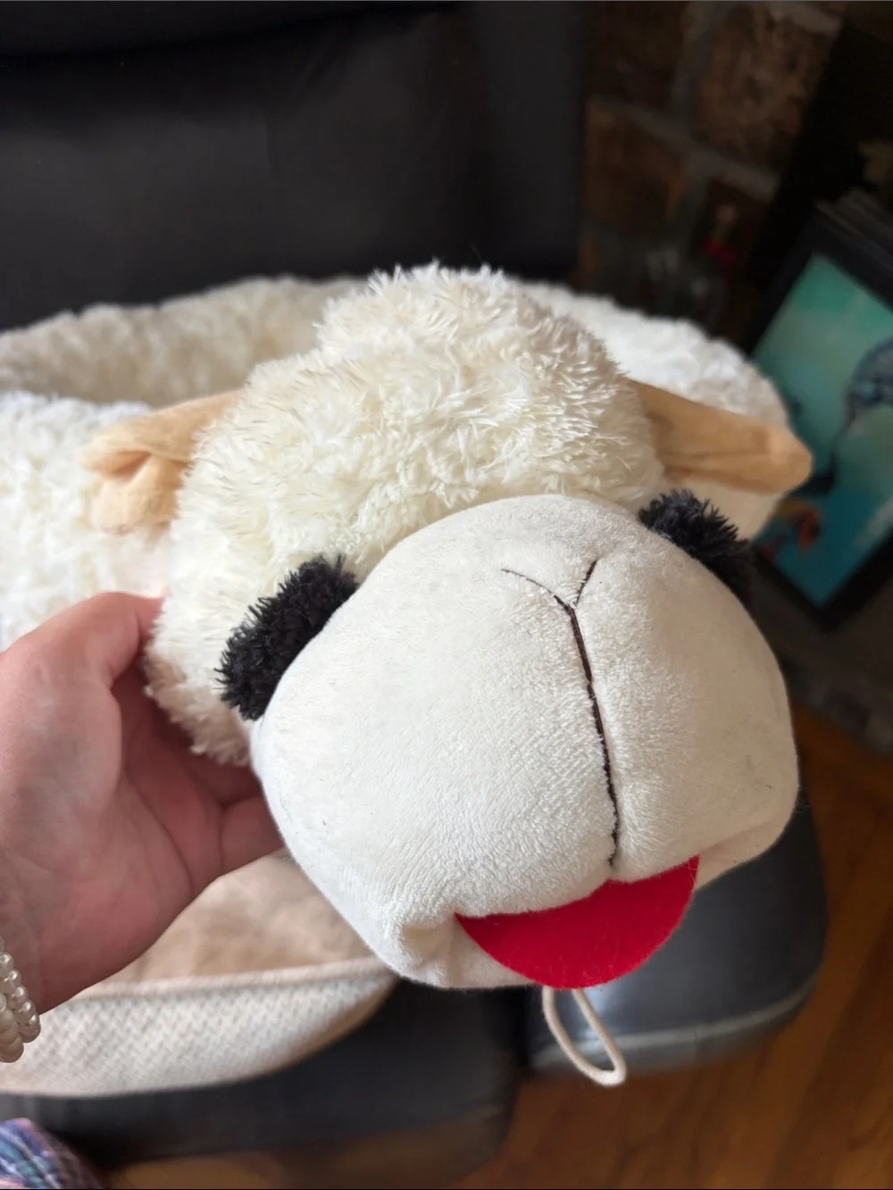 Lamb Chop dog bed
